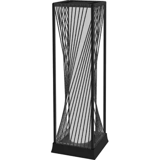 Outsunny Solar Stehlampe Rattan mit Lichtsensor 25 LEDs Solarlampen im Boho-Stil IP44 Wasserdichte Solarleuchte Solarlampe Outdoor Lampe Akku Solarlaterne für Garten Balkon Außen Rasen Hof   Aosom