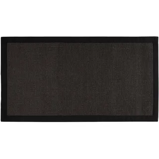 Karat Sisal-Teppich Amazonas Schwarz Mit Bordüre