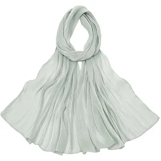 Zaewry Modeschal Stola Damen Festlich,Chiffon Schal,Elegant Stola für Abendkleid, Leicht Multifunktionstuch für Abendkleider Brautkleider Hochzeit grün