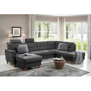 Home Affaire Wohnlandschaft Mikrofaser 3-Sitzer Grau