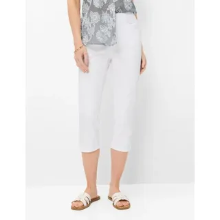 Brax Damen Caprihose Style MARY C WHITE, denim weiß, Gr. 48K