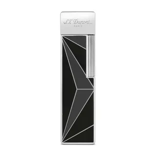 ST Dupont Fire X Twiggy Feuerzeug in Schwarz und Chrom