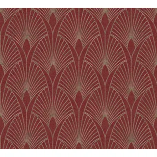 Livingwalls Vliestapete New Walls Art Deco 18 cm x 10 m 374274 Rot/Gold