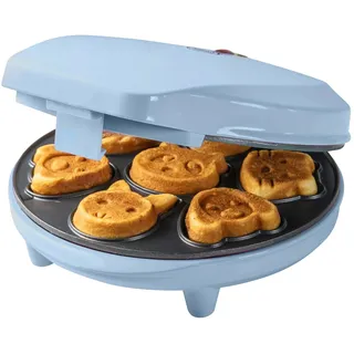 None Waffeleisen für Mini-Cookies Mini-Cookie-Maker in Tiermotiven - Blau