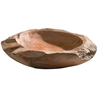 Koopmann International Holzschale TEAKONA, Teakholz - Ø 40 cm - jedes Teil ein Unikat