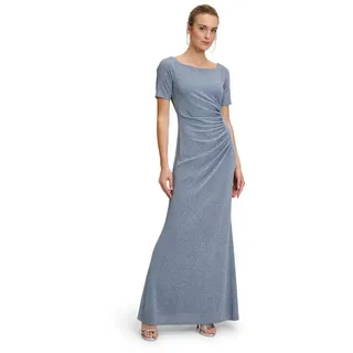 Vera Mont Abendkleid Vera Mont Abendkleid im Glitzer-Look Raffung blau 46