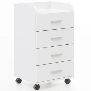 Wohnling WL5.748 Rollcontainer 40 x 33 x 70,5 cm Weiß