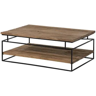 MASSIVMOEBEL24.DE Couchtisch Natur Teak 120 x 45 cm