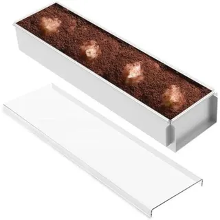 Famanu rechteckiges Backrahmen mit Antihaftbeschichtung - ideal für Tiramisu und Brownies