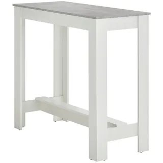 Stella Trading Bartisch Modesto 50 x 103 x 115 cm Grau/Weiß