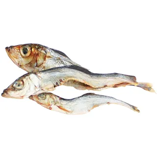 Schecker Dörrfisch - Sprotten - Lodde - Capelin - Dörrfisch - Meeresfisch getrocknet - nahrhaft - 500 g - Trockenfisch