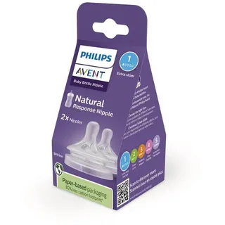 Philips Avent Natural Response SCY961/02 Trinksauger Flow 1 0 m 2 St.