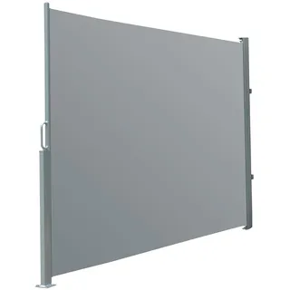 Royal Gardineer Seitenmarkise 180 x 300 cm, für Garten, Balkon und Terrasse, anthrazit