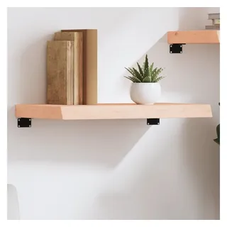 vidaXL Wandregal 60 x 40 x 2,6 cm Eiche Unbehandelt