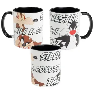 Looney Tunes Kaffeetasse 0,32 l Schwarz