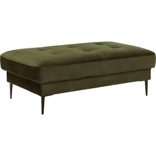 TRENDMANUFAKTUR Polsterhocker Luzi 125 x 42 x 72 cm Grün
