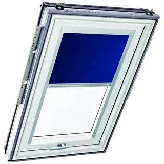 Roto Rollo Exclusiv 54 x 78 cm / Fenstergröße (Velux) Blau