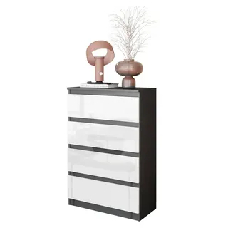 OEM Schubladenkommode 60 x 0 x 0 cm Anthrazit/Weiß