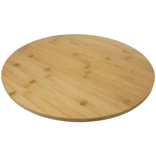 HIT Trading Servierplatte OLI, Ø 50 cm - Braun - Holz