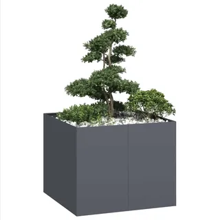 vidaXL Pflanzgefäß 80 x 80 x 80 cm Anthrazit