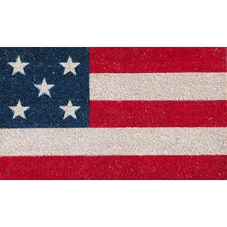 Gift Company US-Flagge, Fußmatte, 75 x 45 cm, Kokosnuss, Mehrfarbig, 1