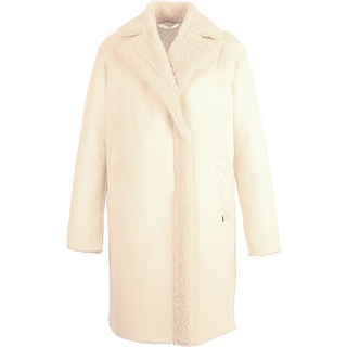 White Label Wollmantel Fake-Fur-Kurzmantel beige 44