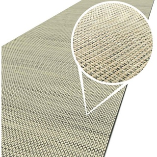 Küchenläufer Outdoorläufer Teppich Läufermatte TATAMI Rattan Robust Wasserabweisen, ANRO, Rechteckig, Höhe: 3 mm, Rattanoptik beige