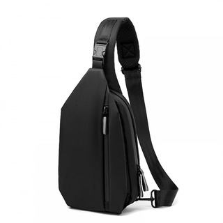 Crossbody Sling Bag, Anti-Diebstahl Herren Brusttasche, Wasserdicht Umhängetasche Wandern Brust Rucksack für Herren und Damen