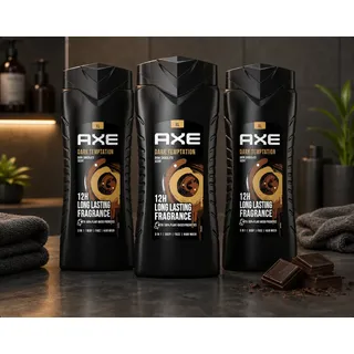 Axe 3-in-1 Duschgel & Shampoo Dark Temptation 400 ml