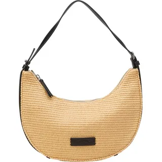 Marc O'Polo Senja Schultertasche Baumwolle Beige/Braun