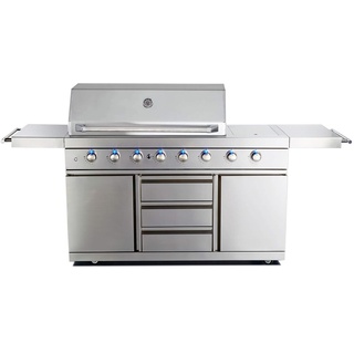 All'Grill ALL'GRILL ULTRA - Die Outdoorküche DeLuxe - Gasgrill 27,7 kW, 6-flammig