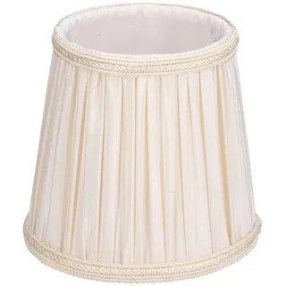 Kleine Lampenschirme Aufstecken, E14 Beige Lampenschirm Klein Vintage Clip Hängende Stoff Lampenschirm Dekoration Lampenschirm Ersatz Für Wandleuchte, Stehlampe,Kronleuchter Lampenaustausch