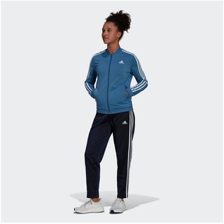 adidas Sportswear Trainingsanzug ESSENTIALS 3-STREIFEN (2-tlg) blau XS