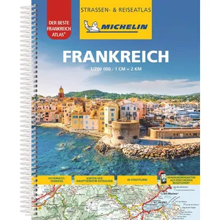 Michelin Straßenatlas Frankreich mit Spiralbindung