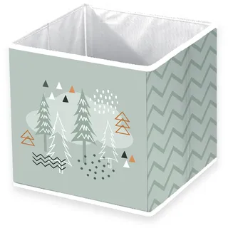 Herding Aufbewahrungsbox Nordic Forest 30 x 30 x 30 cm 1-tlg. Grün