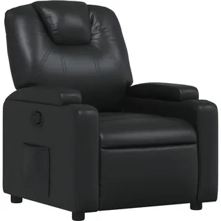 vidaXL Relaxsessel mit Liegefunktion Kunstleder 88 x 97 x 0 cm Schwarz
