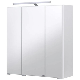 HELD MÖBEL Spiegelschrank Jaca Breite 60 cm, mit 3D Spiegelschrank weiß