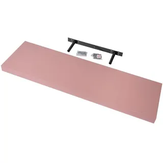 Velano Wandregal - Bücherregal - Schweberegal 79,5x23,5 Rosa