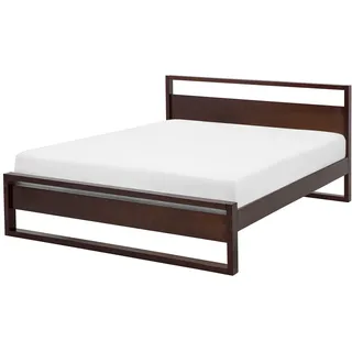 Beliani Bett mit Lattenrost Kiefernholz Giulia 140 x 200 cm