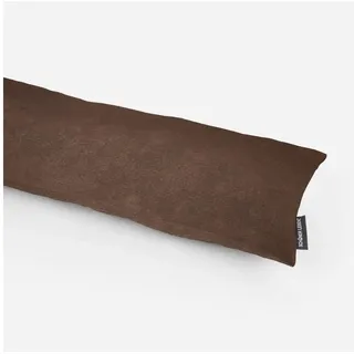 SCHÖNER LEBEN. Zugluftstopper SCHÖNER LEBEN. Zugluftstopper Kunstleder Dust uni braun div. Größen, handmade braun 15 cm x 110 cm x 15 cm