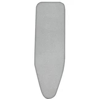 Bügelbrettbezug für Dampfbügeleisen, aus bequemer und elastischer Baumwolle, grauer Bügelbrettbezug, 120 x 40 cm