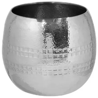 Fink Übertopf Carus Ø 21 x 16,5 cm silber