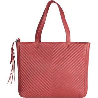 Henkeltasche LEGEND "Magenta" Gr. B/H: 35 cm x 29 cm, rot Damen Taschen Handtaschen mit aufwendigem Stitching
