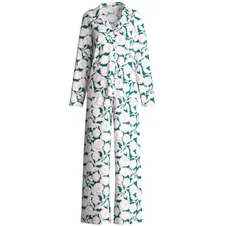 CALIDA Pyjama floral Blau 44/46