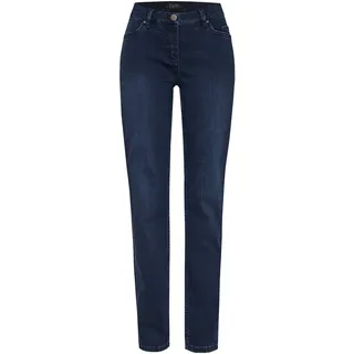 Straight-Jeans TONI "Perfect Shape Straight" Gr. 44, N-Gr, blau (dark blue used) Damen Jeans Gerade