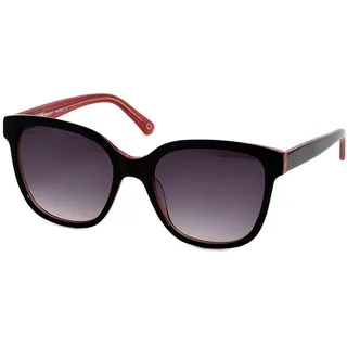Sonnenbrille GERRY WEBER schwarz (schwarz, pink) Damen Brillen Sonnenbrillen Große, eckige Damenbrille, Vollrand