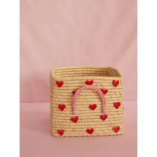 quadratisch Raffia Korb - natürlich - SS21 SÆSON NAVN