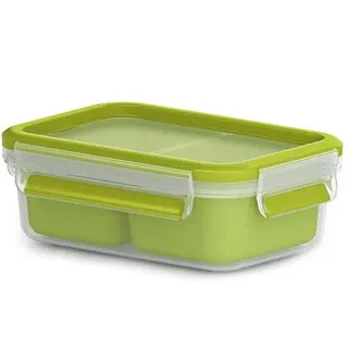 Emsa Frischhaltedose rechteckig transparent/grün 1 l