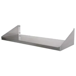 Wandbord 0,6 x 0,2 m Wandregal Gastroregal Regal Hängebord Ablage Edelstahl