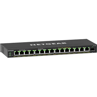 Netgear GS316EP 16-Port Gigabit Ethernet PoE+ Managed Switch mit 15x PoE+ 180W